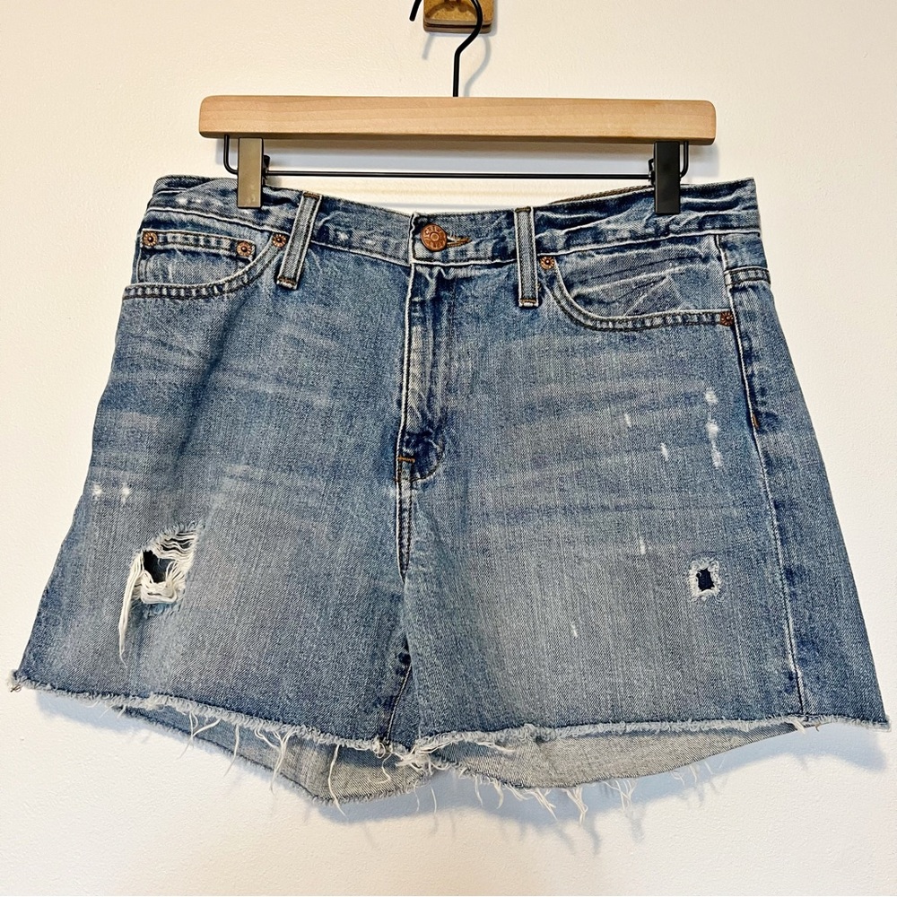 J. Crew Broken-In Boyfriend Denim Shorts, Size 30